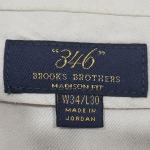 Brooks Bros. "346" dress pants.  Tan/pattern.  34x30.  Perfect condition!